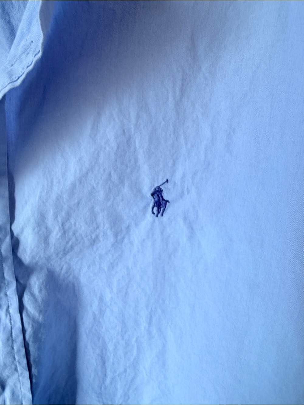 Ralph Lauren Yarmouth Blue Buttondown - Picture 2 of 7